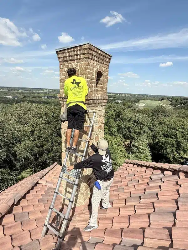 The Chimney Inspection & Sweep team providing Chimney sweep in Forney
